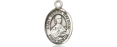 Sterling Silver Saint Gemma Galgani Medal