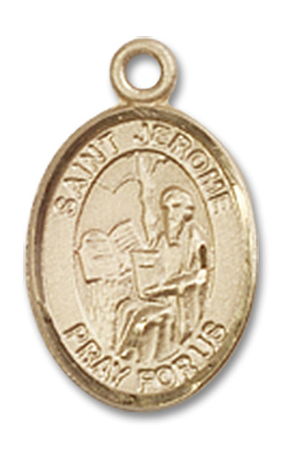 14kt Gold Filled Saint Jerome Medal