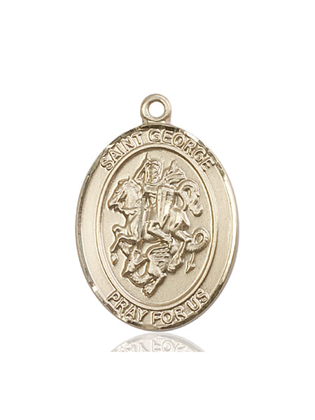 14kt Gold Saint George Paratrooper Medal