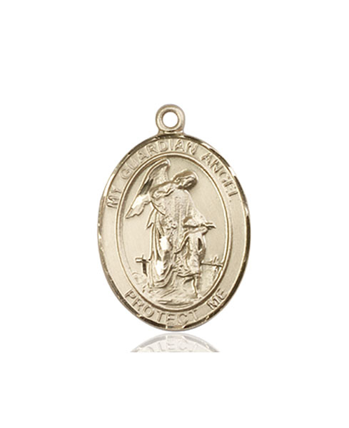 14kt Gold Guardian Angel Paratrooper Medal