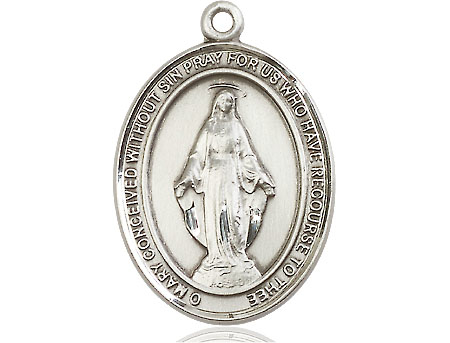 Sterling Silver Miraculous Medal - With Box