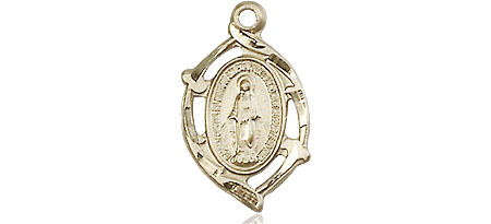 14kt Gold Miraculous Medal