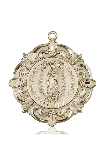 14kt Gold Our Lady of Guadalupe Medal