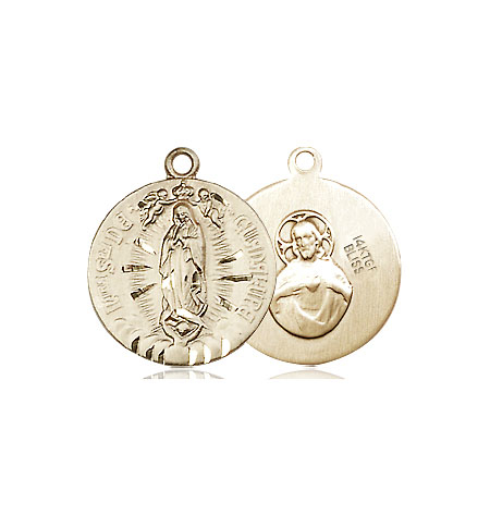 14kt Gold Our Lady of Guadalupe Medal