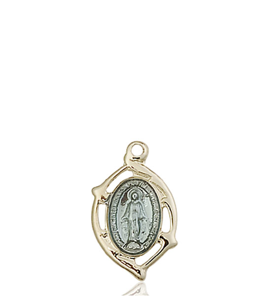 14kt Gold Miraculous Medal