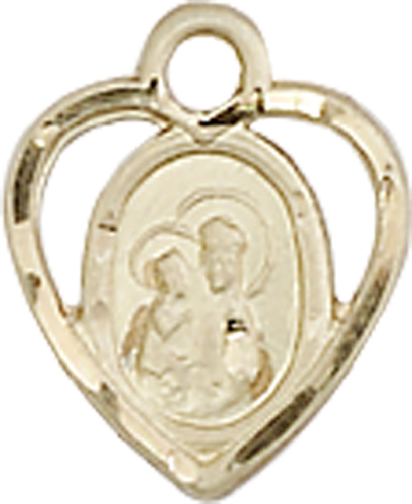 14kt Gold Our Lady of Perpetual Health Medal