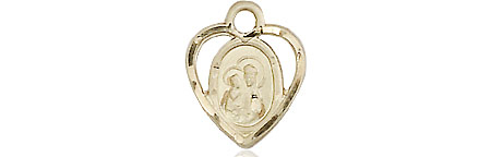 14kt Gold Our Lady of Perpetual Health Medal