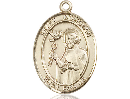 14kt Gold Filled Saint Dunstan Medal