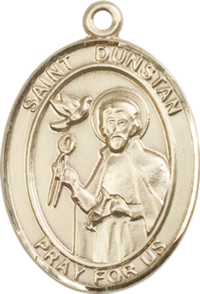 14kt Gold Filled Saint Dunstan Medal