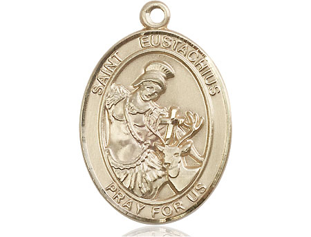 14kt Gold Filled Saint Eustachius Medal