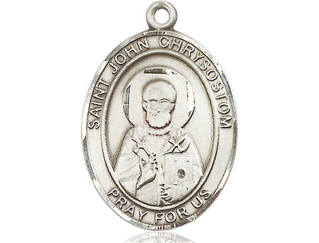 Sterling Silver Saint John Chrysostom Medal