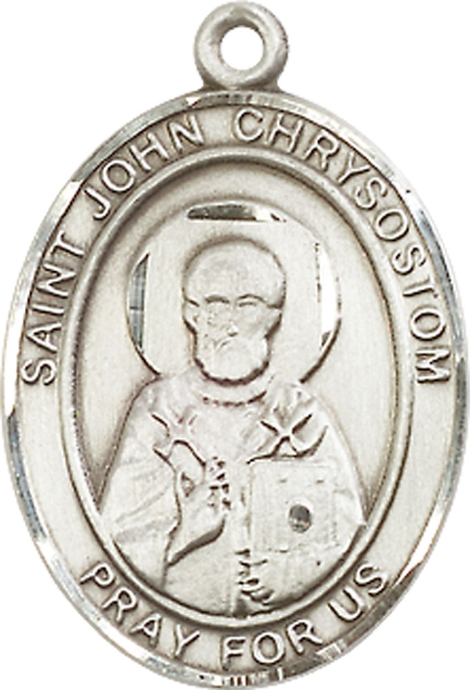 Sterling Silver Saint John Chrysostom Medal