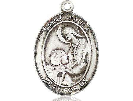 Sterling Silver Saint Paula Medal