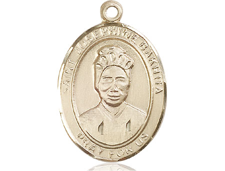 14kt Gold Filled Saint Josephine Bakhita Medal