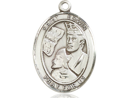 Sterling Silver Saint Edwin Medal