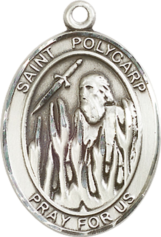 Sterling Silver Saint Polycarp of Smyrna Medal