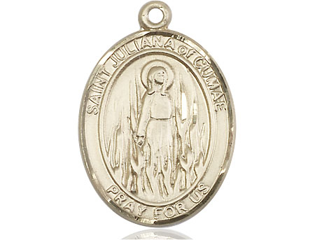 14kt Gold Filled Saint Juliana Medal