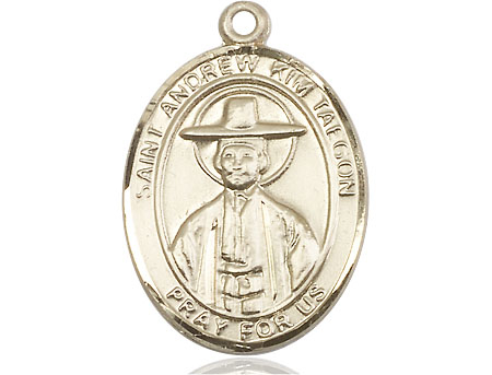 14kt Gold Filled Saint Andrew Kim Taegon Medal