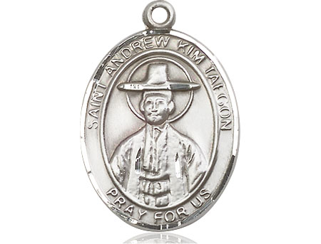 Sterling Silver Saint Andrew Kim Taegon Medal