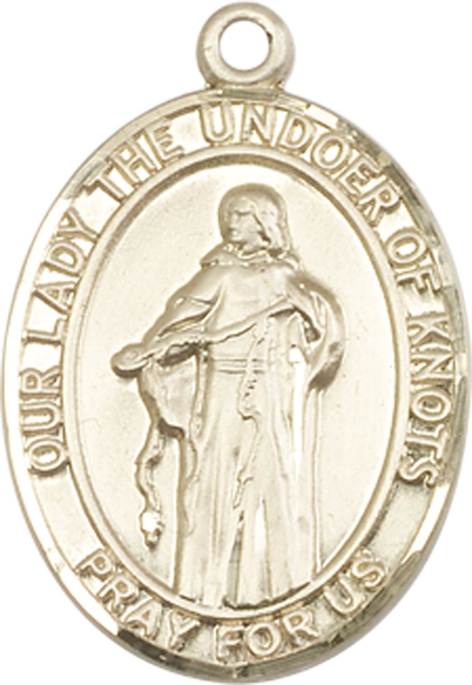 14kt Gold Filled Our Lady of Knots Medal