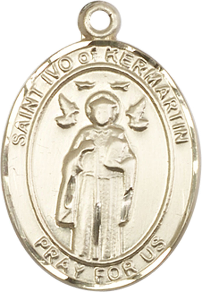 14kt Gold Filled Saint Ivo Medal