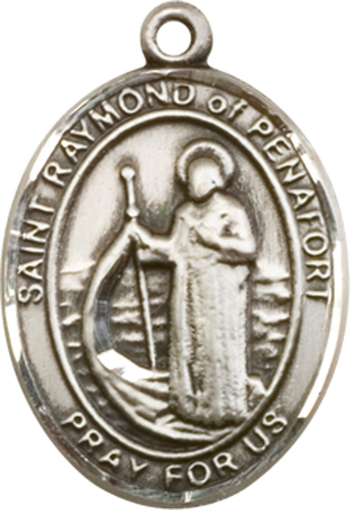 Sterling Silver Saint Raymond of Penafort Medal