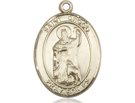 14kt Gold Filled Saint Drogo Medal