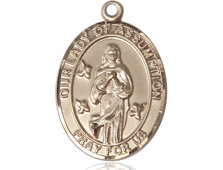 14kt Gold Filled Our Lady of Assumption Medal