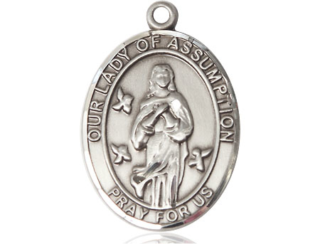 Sterling Silver Our Lady of Assumption Medal