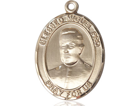 14kt Gold Filled Blessed Miguel Pro Medal