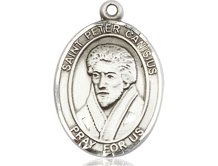 Sterling Silver Saint Peter Canisius Medal