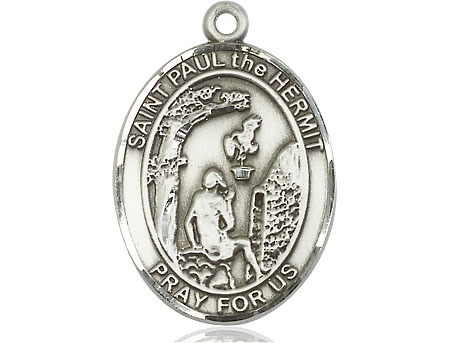 Sterling Silver Paul the Hermit Medal