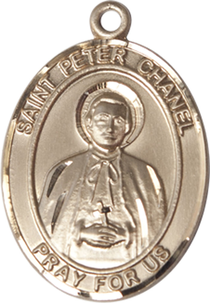 14kt Gold Filled Saint Peter Chanel Medal