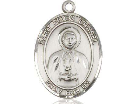 Sterling Silver Saint Peter Chanel Medal