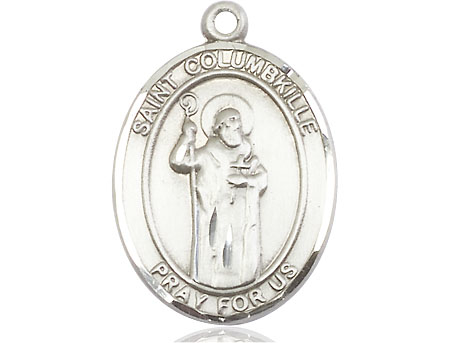 Sterling Silver Saint Columbkille Medal