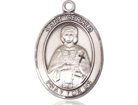 Sterling Silver Saint Gerald Medal