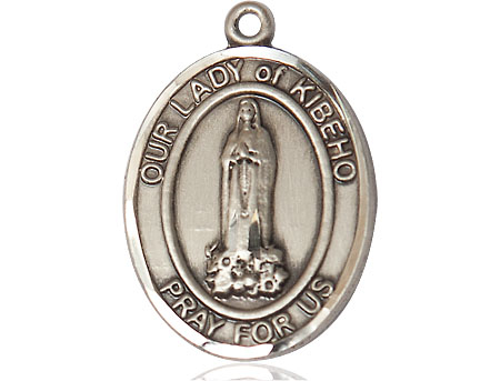 Sterling Silver Our Lady of Kibeho Medal