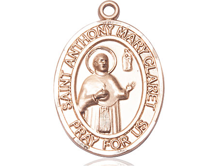 14kt Gold Filled Saint Anthony Mary Claret Medal