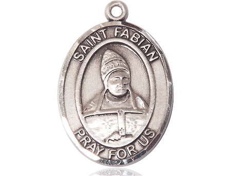 Sterling Silver Saint Fabian Medal