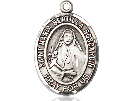 Sterling Silver Saint Maria Bertilla Boscardin Medal