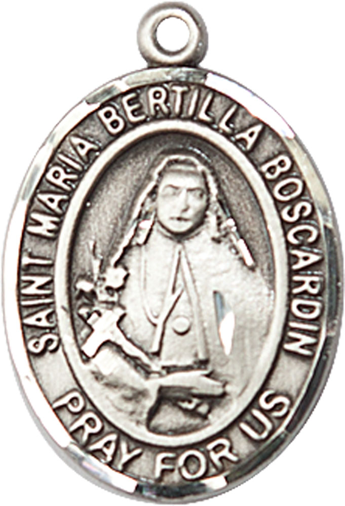 Sterling Silver Saint Maria Bertilla Boscardin Medal