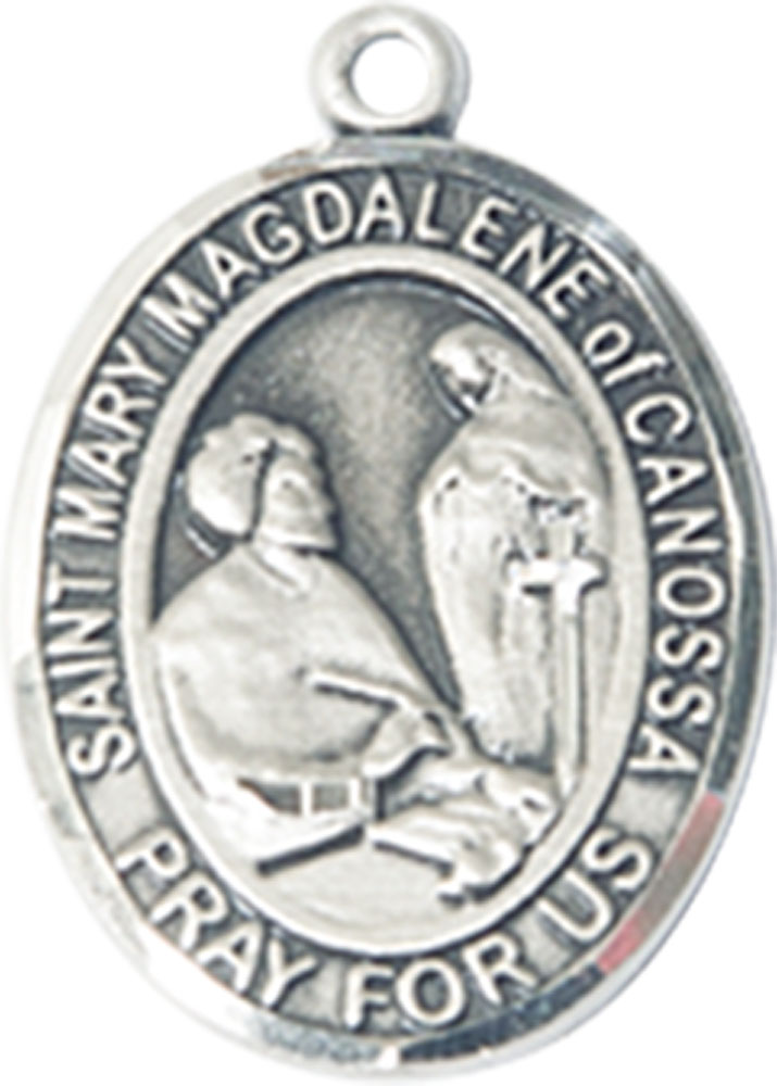 Sterling Silver Saint Mary Magdalene of Canossa Medal
