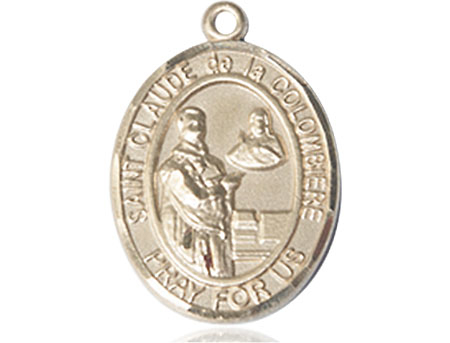 14kt Gold Filled Saint Claude de la Colombiere Medal