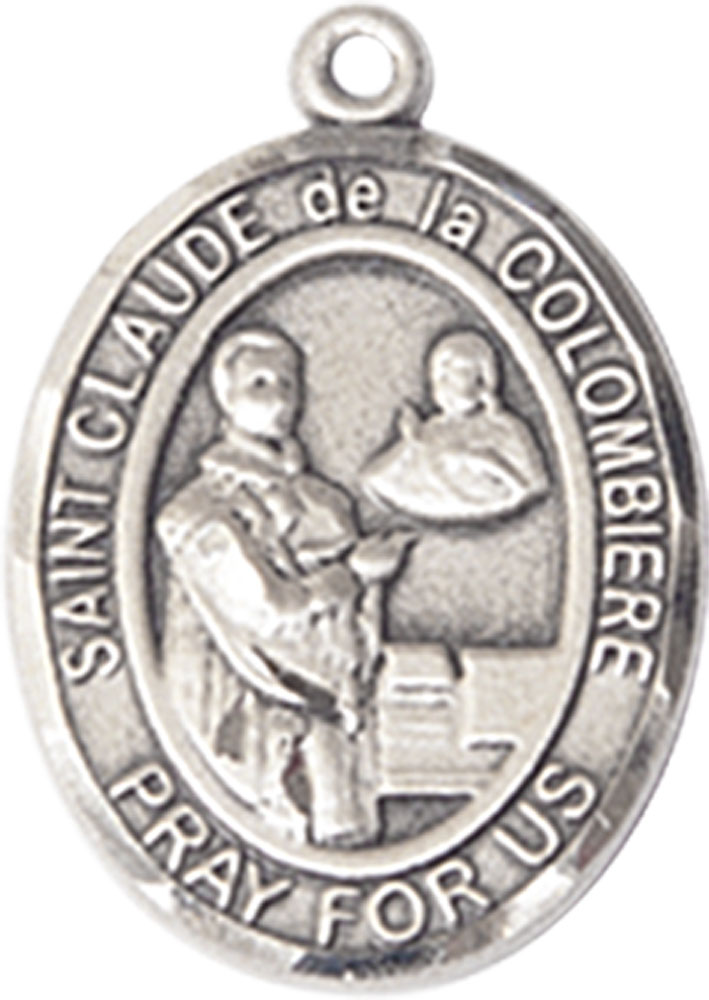 Sterling Silver Saint Claude de la Colombiere Medal