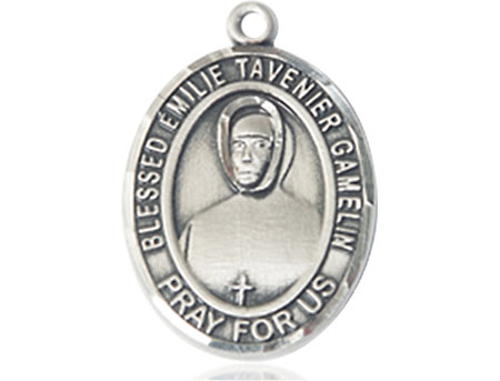 Sterling Silver Blessed Emilie Tavernier Gamelin Medal