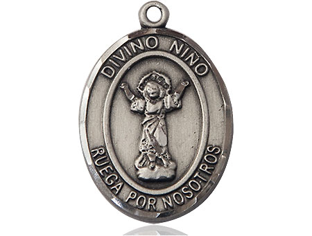 Sterling Silver Divino Nino Medal