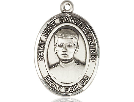 Sterling Silver Saint Jose Canchez del Rio Medal