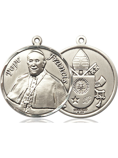 Sterling Silver Pope Francis Medal