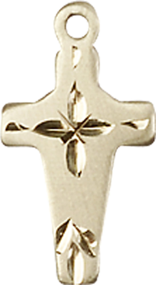 14kt Gold Filled Cross Medal