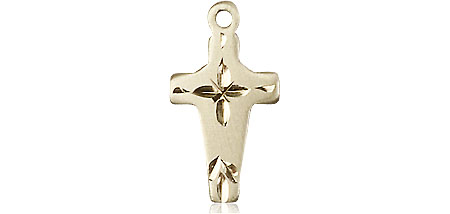 14kt Gold Cross Medal